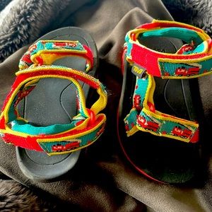 TEVA BOYS INFANT HURRICANE XLT2 OUTDOOR SANDAL - GREEN (toddler)